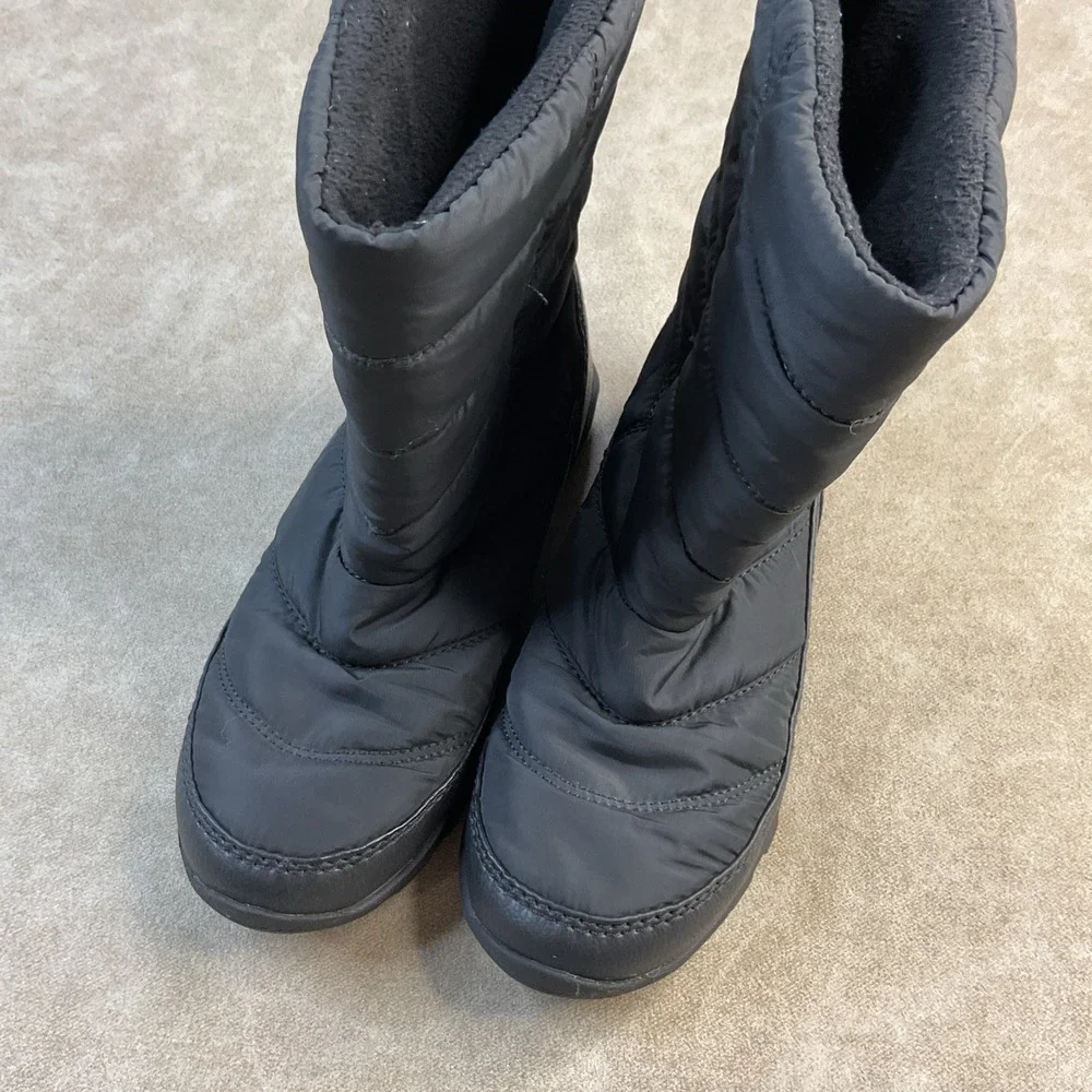 Sorel Kids Boots Youth Sz 3 Whitney Waterproof Puff Winter Snow Black